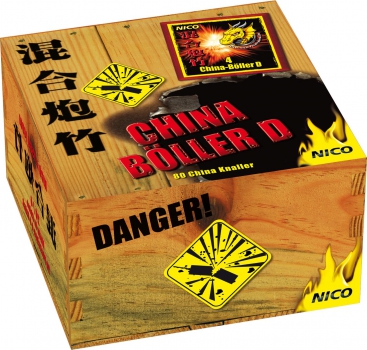 China-Böller D, 20 Päckchen a 4 Schuss = 1 "Schinken", NICO