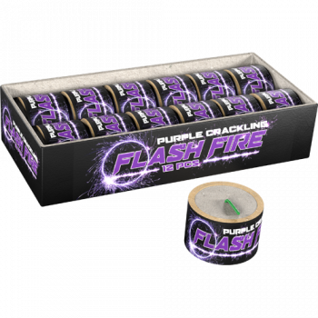 Flash Fire - Crackling Fontänen, 12 Stück