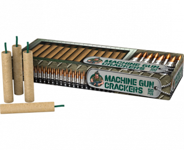 Machine Gun Crackers, 50er Pack