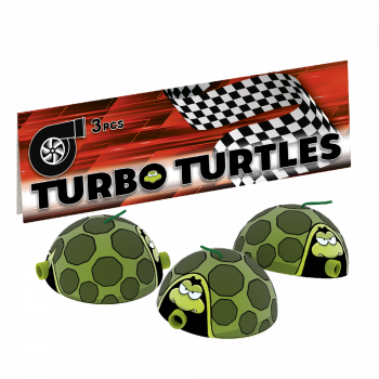 Turbo Turtles, 3er Pack