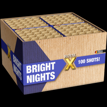 Bright Nights, 4er Verbund-Batterie mit 100 Schuss