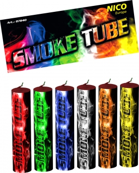 Smoke Tube verschiedene Farben, 6er - Beutel