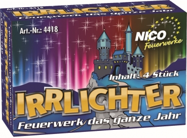 Irrlichter, 4er-Schachtel