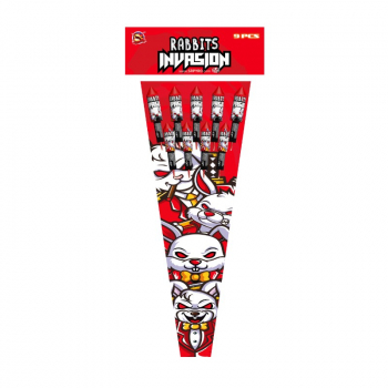 Rabbits Invasion, 9er Raketen-Sortiment