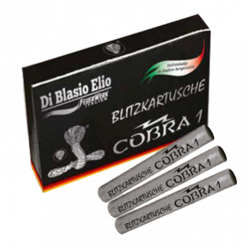 Blitzkartusche Cobra 1, 10 Reibkopfknaller in der Schachtel