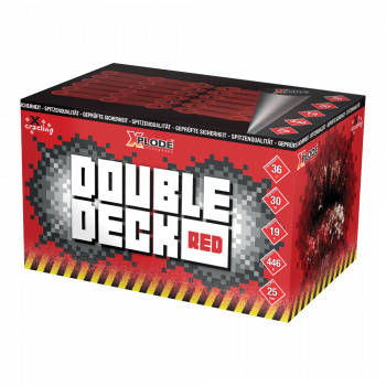 Double Deck Red, 36 Schuss - Fächerbatterie