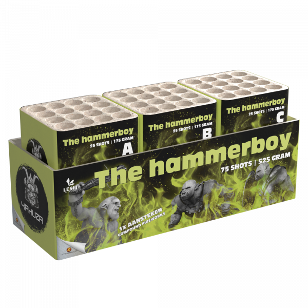 The Hammerboy, 3er-Verbundbatterie mit 75 Schuss