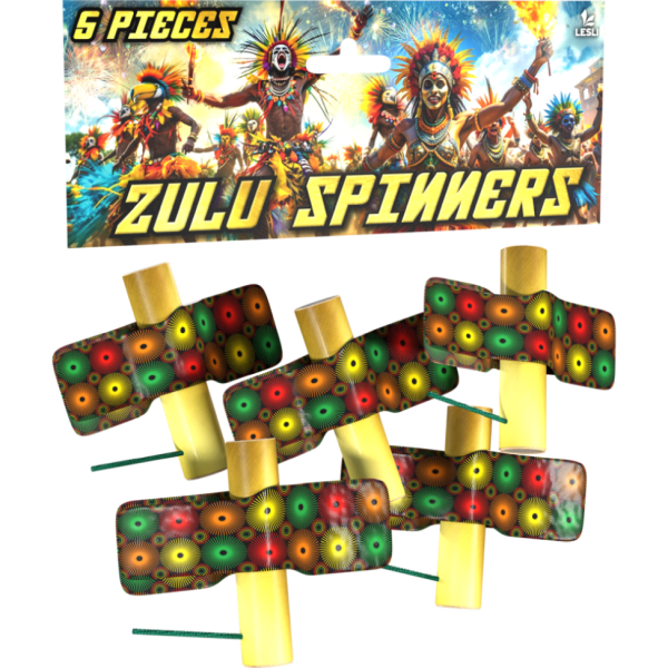 Zulu Spinners, 5er-Pack