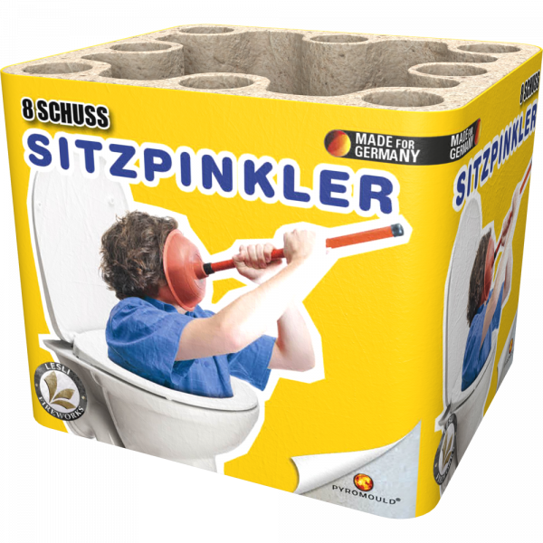 Sitzpinkler, 8 Schuss