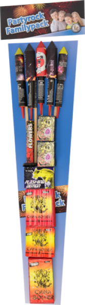 Partyrock Familypack, Familien-Sortiment