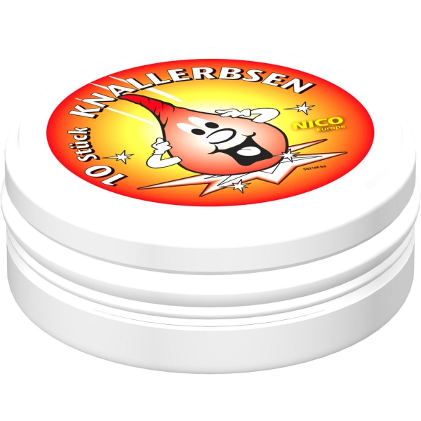 Knallerbsen, 10er Dose