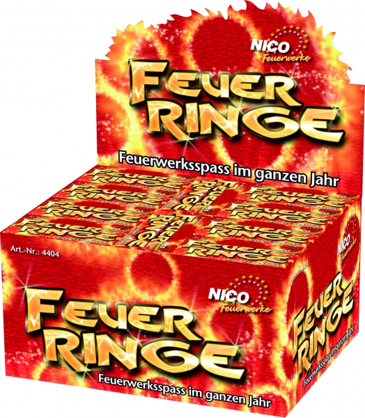 Feuerringe, 10er-Schachtel