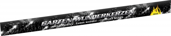 Garten-Wunderkerzen 70cm, 5er-Tüte
