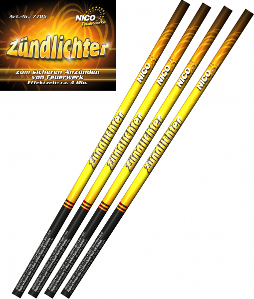 Zündlichter, 4-er Beutel