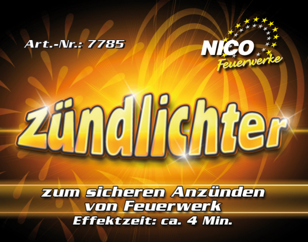 Zündlichter, 4-er Beutel