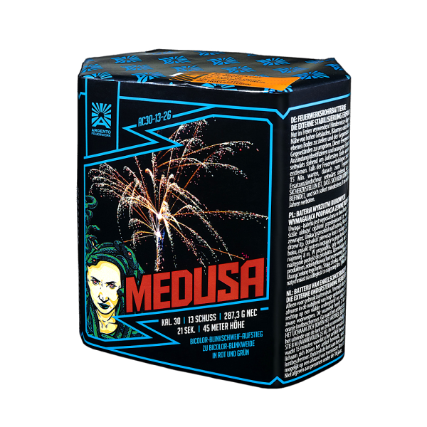 Medusa, 13 Schuss